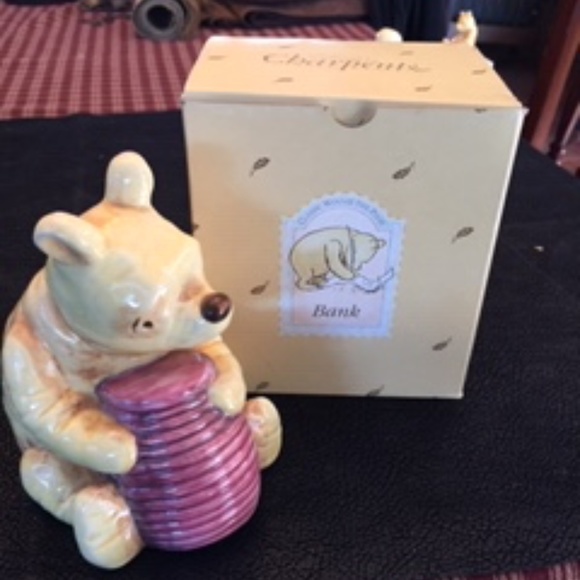 Disney-Charpente Classic Pooh & Honey pot coin bank - Picture 1 of 4